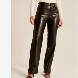 Abercrombie and Fitch Curve Love Vegan High Rise 90's Jeans